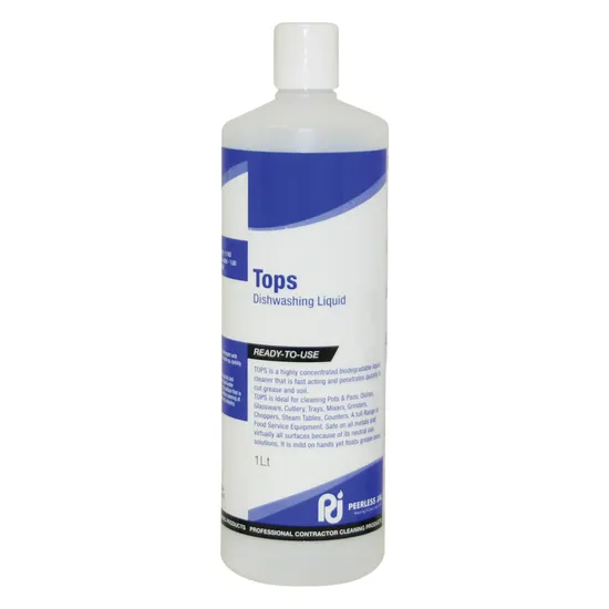 Peerless Tops Dishwashing Liquid Bottle only - Modern Teaching Aids NZ