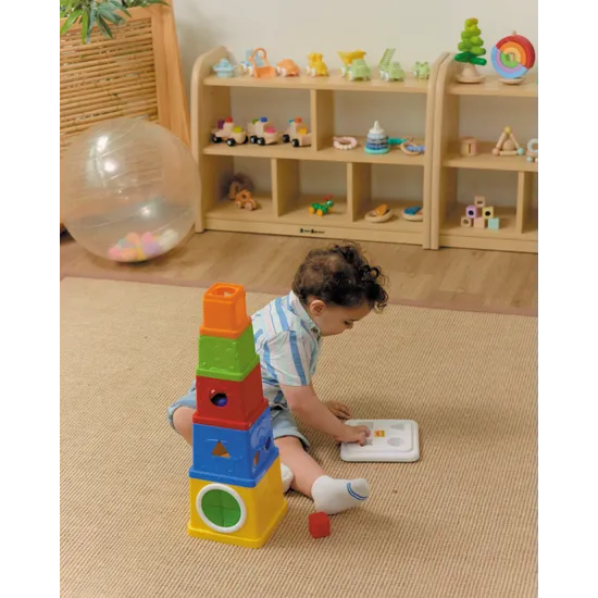 K's Kids - Owl! Stacking bucket - Modern Teaching Aids NZ