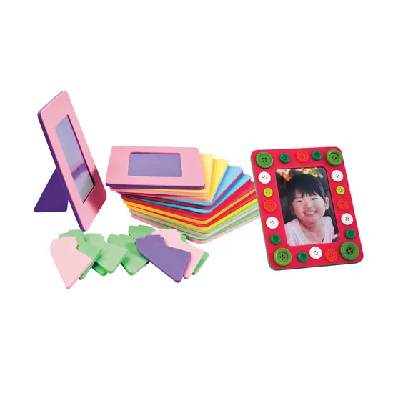 Foam Frames Assorted Colours - Pack of 10 - Modern Teaching Aids NZ