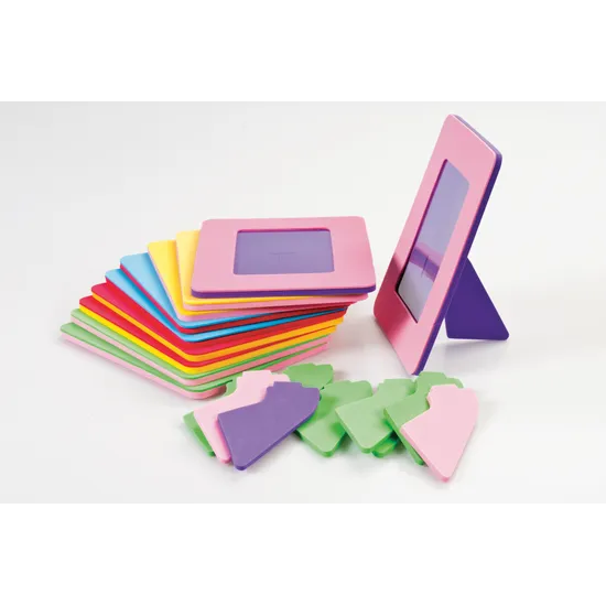 Foam Frames Assorted Colours - Pack of 10 - Modern Teaching Aids NZ
