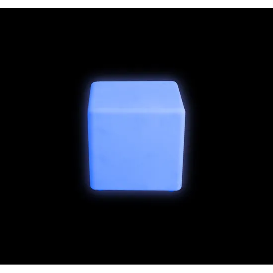 Colour Changing LED Stool - Large 40 x 40 x 40 cm + Adaptor - Modern Teaching Aids NZ
