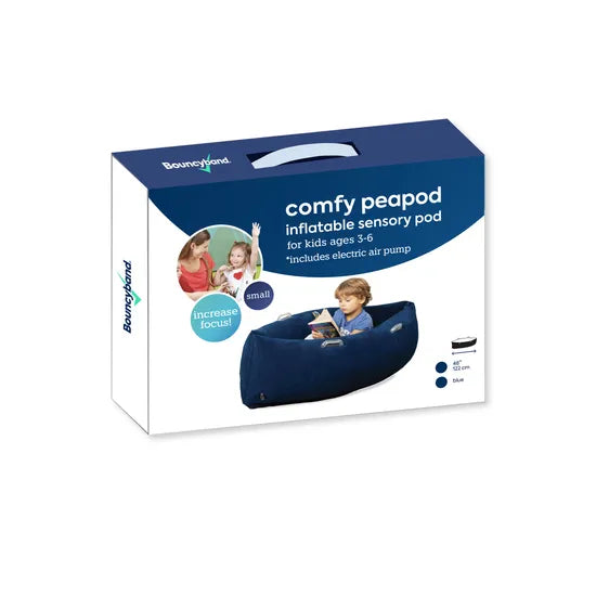 48' Comfy Hugging Peapod Sensory Pod - Blue - Modern Teaching Aids NZ