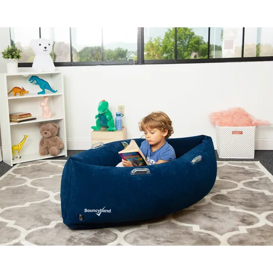 48' Comfy Hugging Peapod Sensory Pod - Blue - Modern Teaching Aids NZ