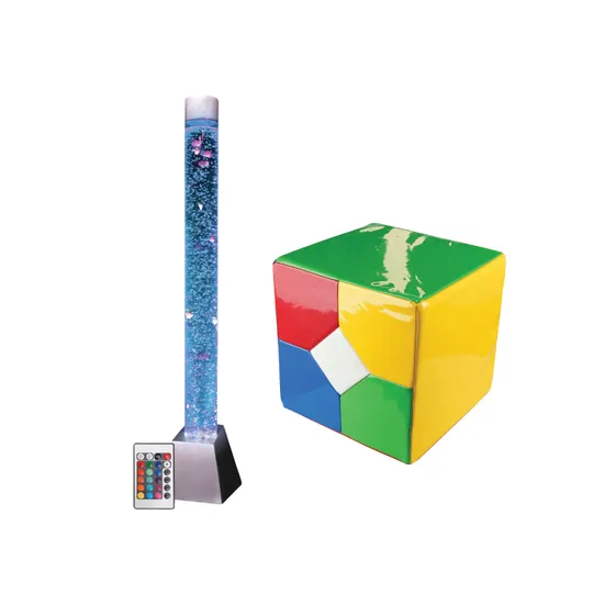 Bubble Tube 183cm & Extra Large Remote Cube - Modern Teaching Aids NZ