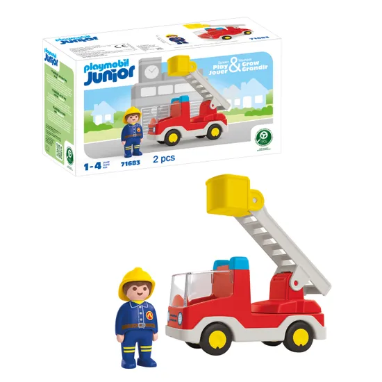 Playmobil - JUNIOR: Ladder Unit Fire Truck