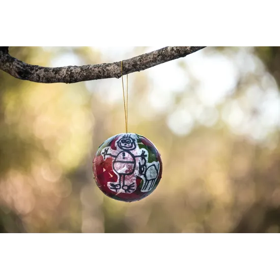 Christmas Papier Mache Ball - Pack of 10 - Modern Teaching Aids NZ