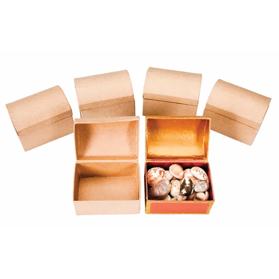 Papier Mache Treasure Chests - Pack of 6 - Modern Teaching Aids NZ