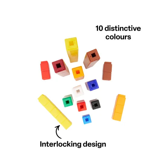 Unifix Cubes - Group Pool Set, 500 Cubes - Modern Teaching Aids NZ