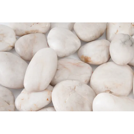 River Pebbles White Granite - 1 Litre Jar - Modern Teaching Aids NZ