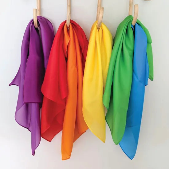 Play Silkies - Mini Silks - Set of 6 - Modern Teaching Aids NZ