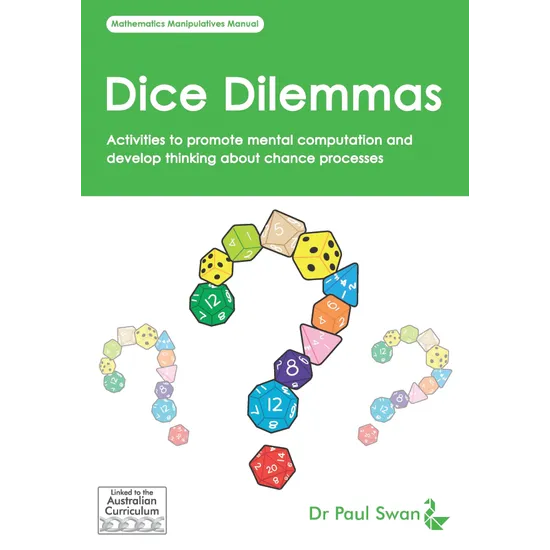 Dice Dilemmas - Maths Games Book (Dr. Paul Swan) - Modern Teaching Aids NZ