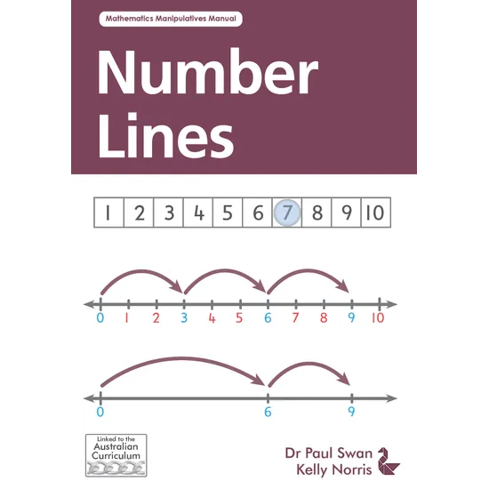 Number Lines Book - Dr Paul Swan - Modern Teaching Aids NZ