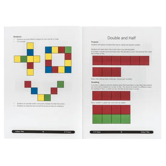 Colour Tiles Book - Dr Paul Swan - Modern Teaching Aids NZ