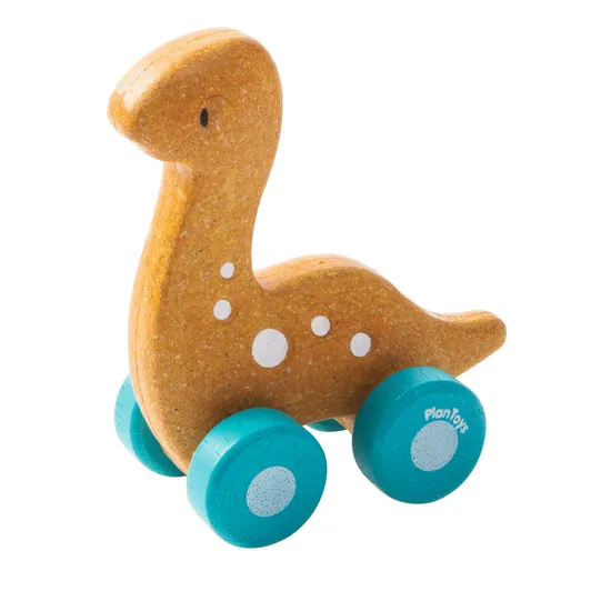 PlanToys - Dinosaur Car Set of 4 - Modern Teaching Aids NZ