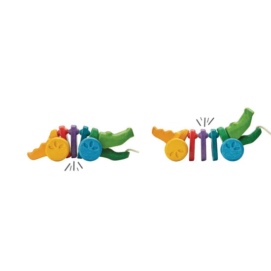 PlanToys - Rainbow Alligator - Modern Teaching Aids NZ