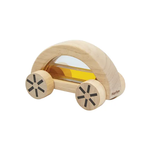 PlanToys - Wautomobile- Yellow - Modern Teaching Aids NZ