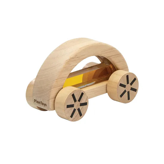 PlanToys - Wautomobile- Yellow - Modern Teaching Aids NZ