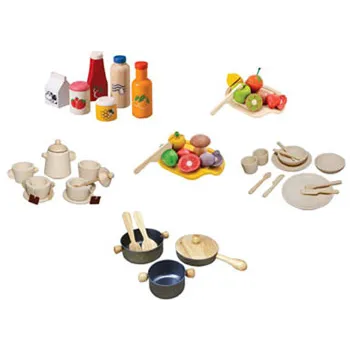 PlanToys Wooden Food Set - Modern Teaching Aids NZ