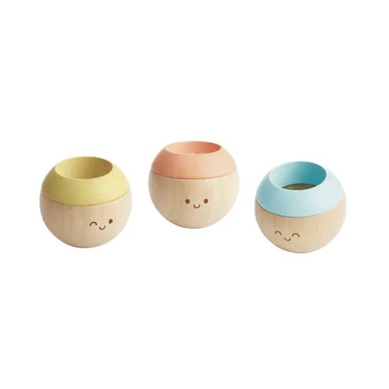 PlanToys - Sensory Tumbling Faces - Set of 3 - Modern Teaching Aids NZ