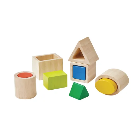 PlanToys - Geo Matching Boxes - Modern Teaching Aids NZ