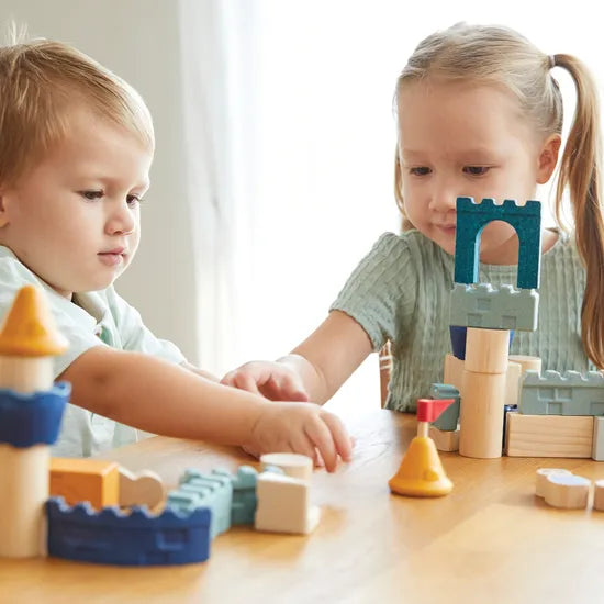 PlanToys Castle Blocks - 40 Pieces