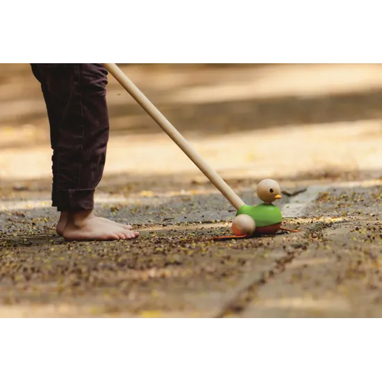 PlanToys - Push Along Duck - Modern Teaching Aids NZ
