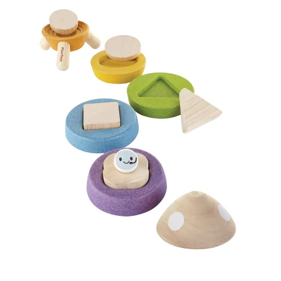 PlanToys - Stacking Rocket - Modern Teaching Aids NZ