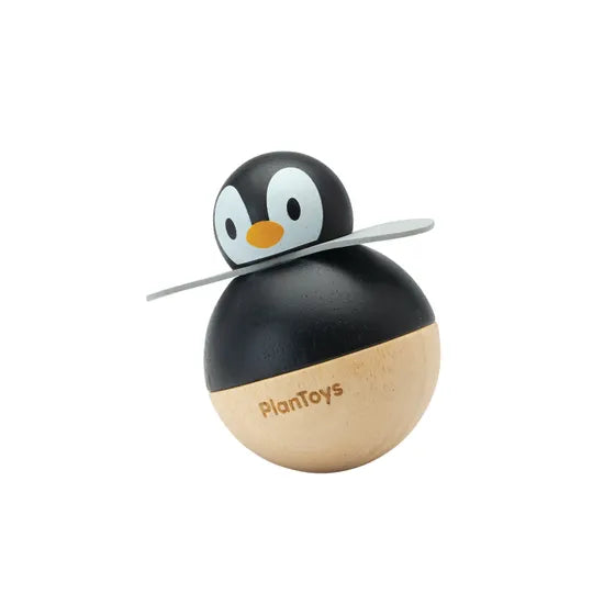 PlanToys Montessori-Inspired Penguin Wobbler