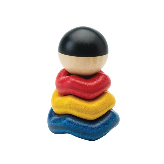PlanToys Montessori-Inspired Ball & Wave Stacker