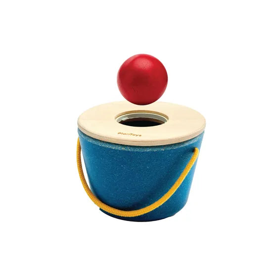 PlanToys Montessori-Inspired Pop 'n' Drop Bucket