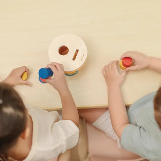 PlanToys Montessori-Inspired Drop & Fit Bucket