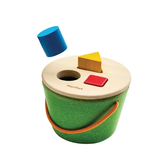 PlanToys Montessori-Inspired Geo Sorting Bucket