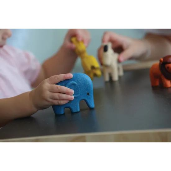 PlanToys - Wild Animals Set - Modern Teaching Aids NZ