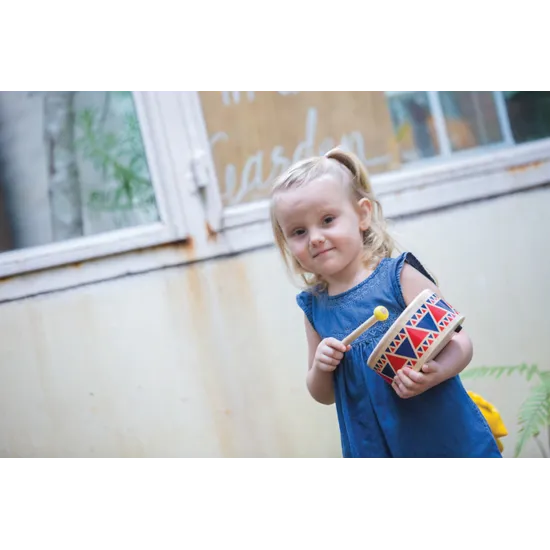 PlanToys - Solid Drum - Modern Teaching Aids NZ