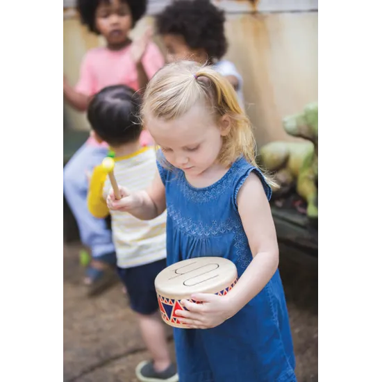 PlanToys - Solid Drum - Modern Teaching Aids NZ