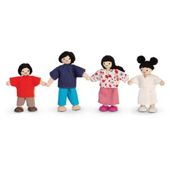 Plan Toys Doll Family - Asian - Modern Teaching Aids NZ