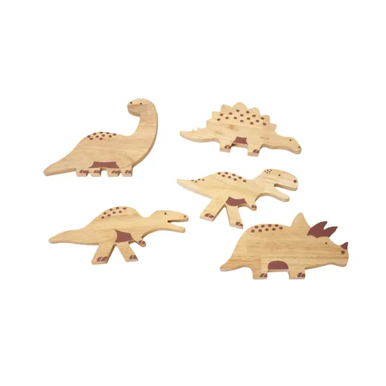 Natural Wooden Dinosaurs - Modern Teaching Aids NZ
