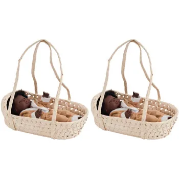 Seagrass Doll Basket Set of 2