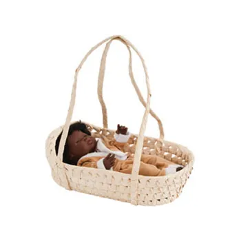 Seagrass Doll Basket - 37cm