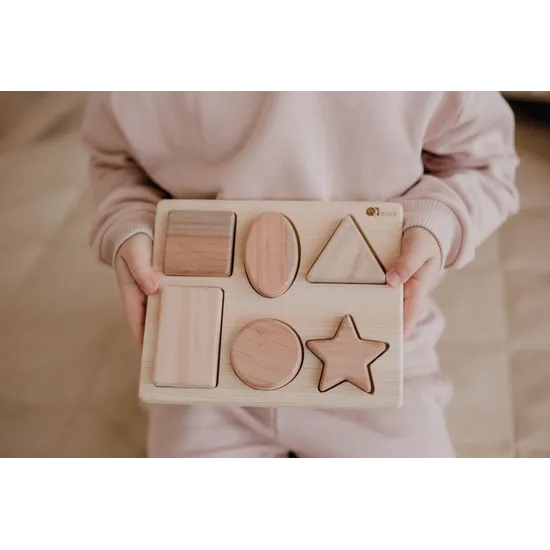 Chunky Shape Puzzle 6 pieces - Modern Teaching Aids NZ