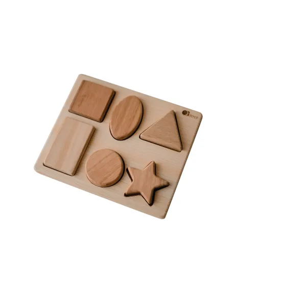 Chunky Shape Puzzle 6 pieces - Modern Teaching Aids NZ