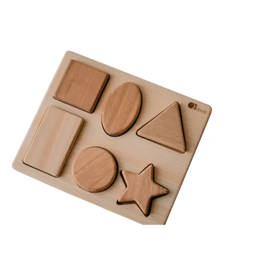 Chunky Shape Puzzle 6 pieces - Modern Teaching Aids NZ