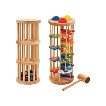 Wooden Ball Tower Set of 2 - Modern Teaching Aids NZ