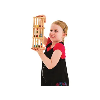 Wooden Ball Tower Set of 2 - Modern Teaching Aids NZ