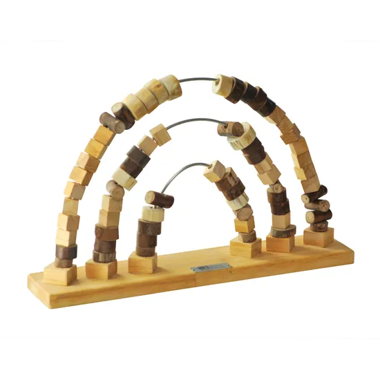 Natural Rainbow Tracing Beads