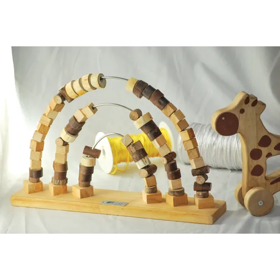 Natural Rainbow Tracing Beads