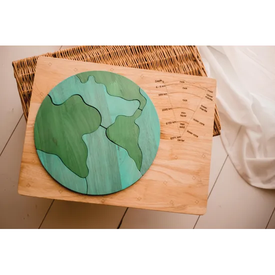 Earth Core Puzzle - 12 Pieces - Modern Teaching Aids NZ