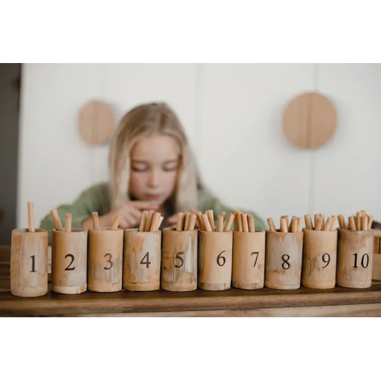 Bamboo Counting set - Modern Teaching Aids NZ