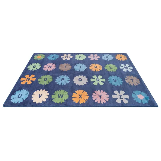 Flower Alphabet Rug - 3 (L) x 2 (W) m - Modern Teaching Aids NZ