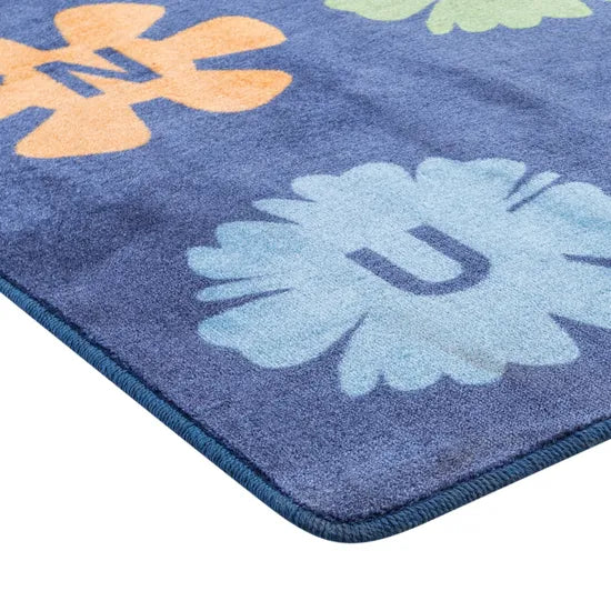 Flower Alphabet Rug - 3 (L) x 2 (W) m - Modern Teaching Aids NZ